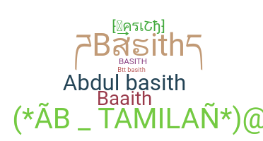 Nickname - Basith