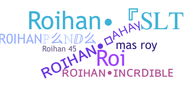 Nickname - Roihan