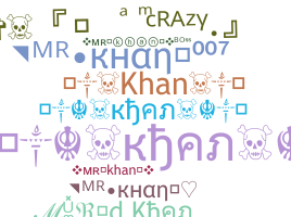 Nickname - Khan