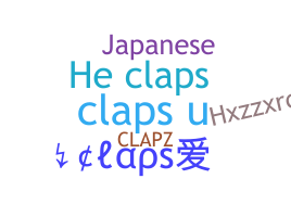 Nickname - claps