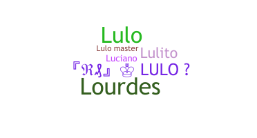 Nickname - lulo