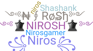 Nickname - Nirosh