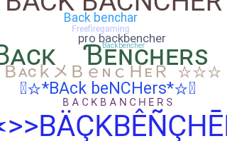 Nickname - Backbenchers