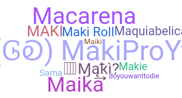 Nickname - Maki