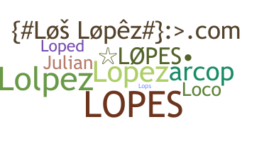 Nickname - Lopes