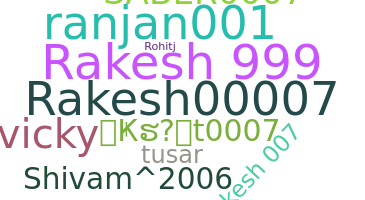 Nickname - Rakesh0007