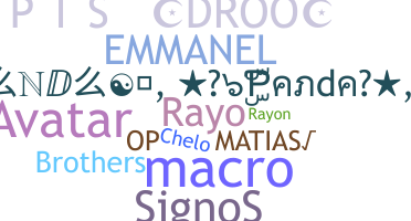 Nickname - Rayos
