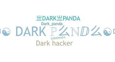 Nickname - darkpanda