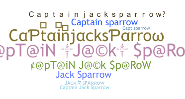 Nickname - Captainjacksparrow