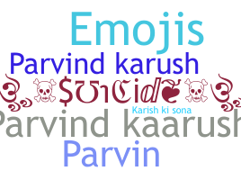 Nickname - Parvind