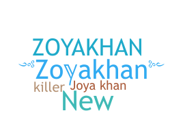 Nickname - Zoyakhan