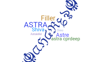 Nickname - Astra