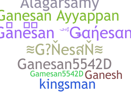 Nickname - Ganesan