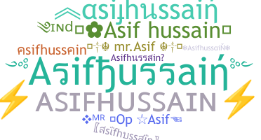 Nickname - asifhussain
