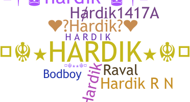 Nickname - hardik1417A