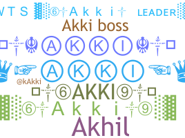 Nickname - Akki