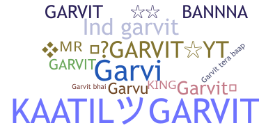 Nickname - Garvit