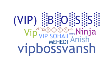 Nickname - vipboss