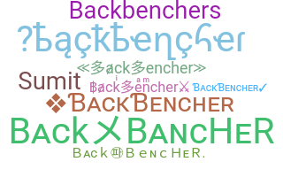 Nickname - backbencher