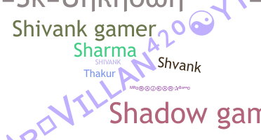 Nickname - Shivank