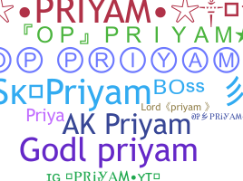 Nickname - Priyam