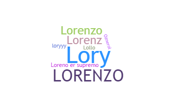 Nickname - lorenzo