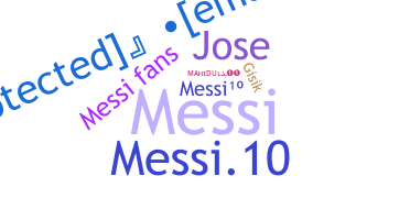 Nickname - Messi10