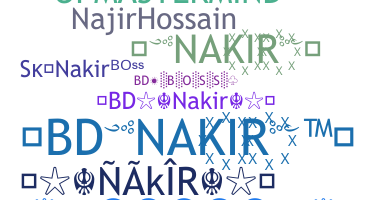 Nickname - Nakir
