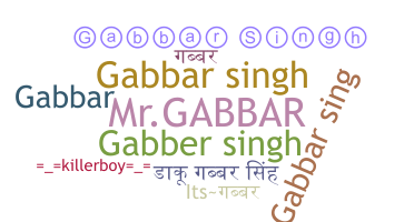 Nickname - GabbarSingh