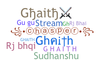 Nickname - Ghaith