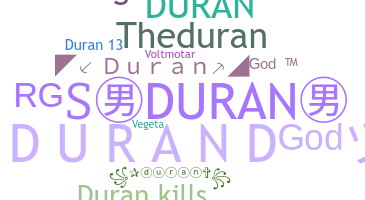 Nickname - Duran