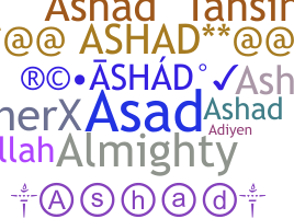 Nickname - ashad