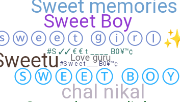 Nickname - Sweetboy