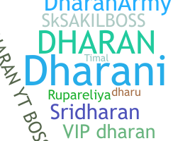 Nickname - Dharan