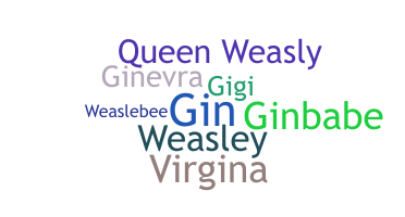 Nickname - Ginny