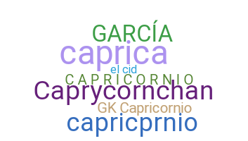 Nickname - Capricornio