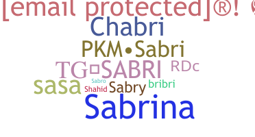 Nickname - Sabri