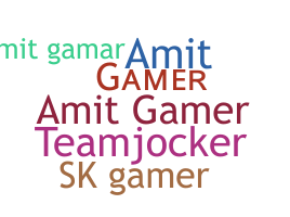 Nickname - AmitGamer