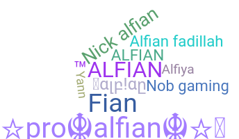 Nickname - Alfian