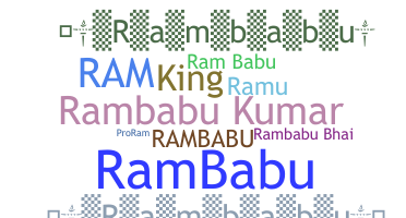 Nickname - Rambabu