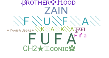 Nickname - fufa