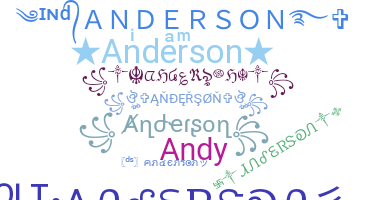 Nickname - Anderson