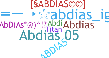 Nickname - abdias