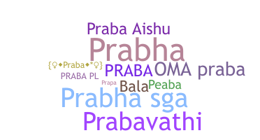 Nickname - Praba