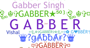 Nickname - gabber