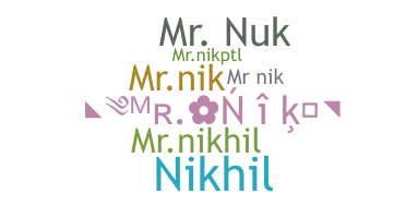 Nickname - Mrnik