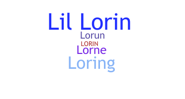 Nickname - Lorin