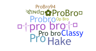 Nickname - ProBro