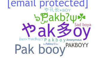 Nickname - Pakboy