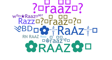 Nickname - raaz